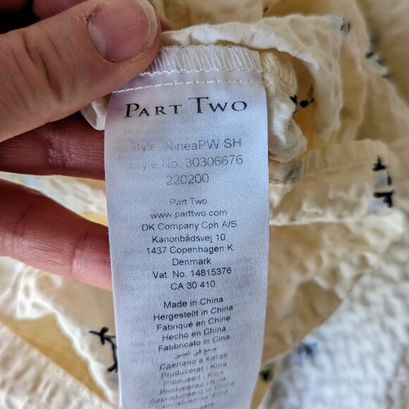 Part Two Copenhagen Floral NineaPW Long Sleeved Shirt size 40 - Picture 7 of 9